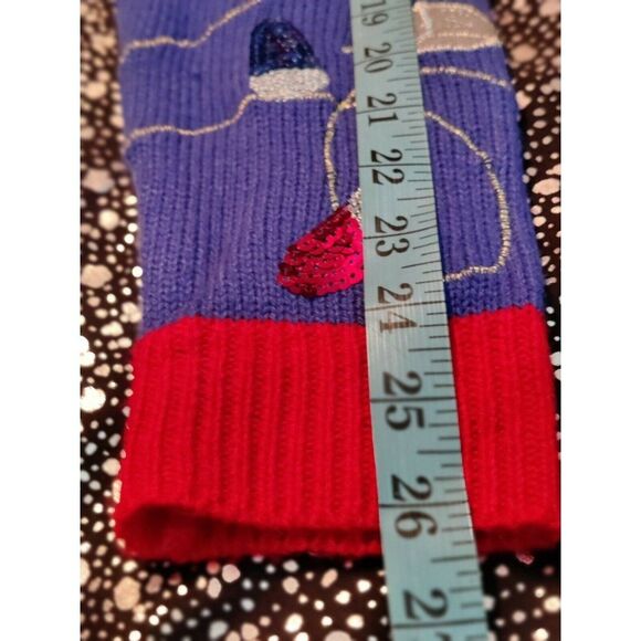 Jolly Sweaters Christmas Womens Ugly Sweater Button Up Long Sleeve Size S - Picture 12 of 12